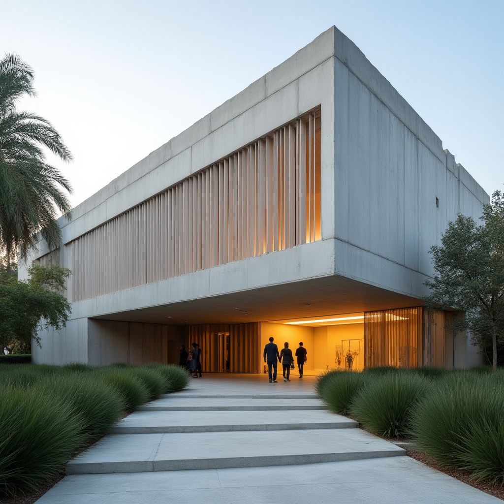 Fachada del edificio de la escuela de diseño